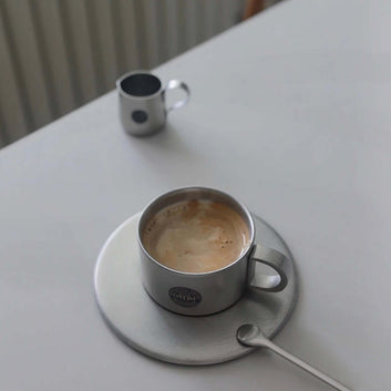 VINTAGE INOX Cup & Saucer 90ml