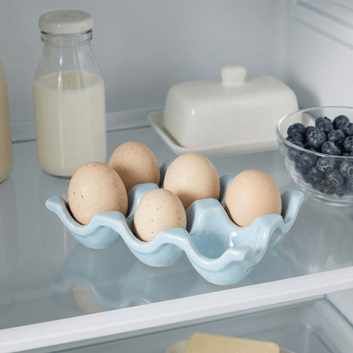 Ceramic Wavy Egg Tray